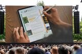 iPadOSで注目したいのは、Apple Pencilとも相性がいいメモアプリ。PDFの編集に対応し、自動入力機能も備える（筆者撮影）