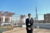 エキミセの“支配人”を務める東武ビルマネジメントの斉藤幹雄さん（記者撮影）