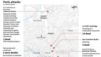 Paris Mayor Visits Concert Hall After Deadly Attack