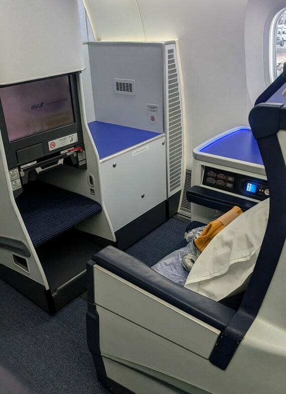 成田―メキシコシティのビジネスクラスシート