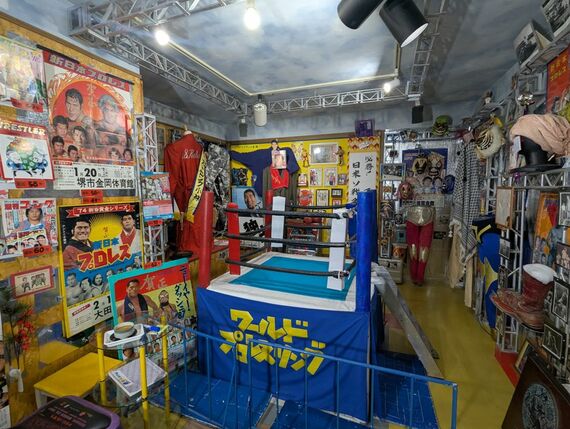 プロレス美術館の展示