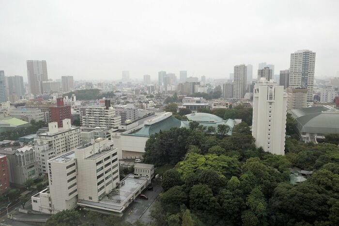 品川駅と反対の西側の眺め