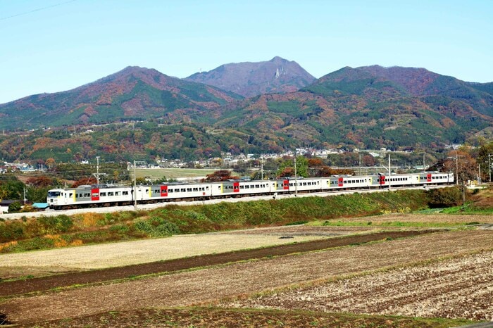 上越線を走る特急「水上」