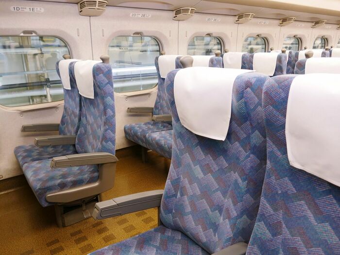 普通席の車内