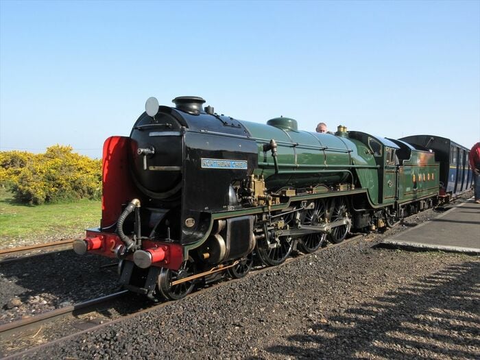 機関車は堂々たる姿だ