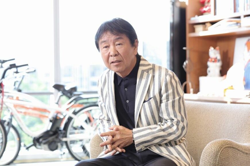 「ビームスはそもそも、服を売るのではなく、『ハッピー』を売ることを標榜している会社です」と設楽社長（撮影：尾形文繁）