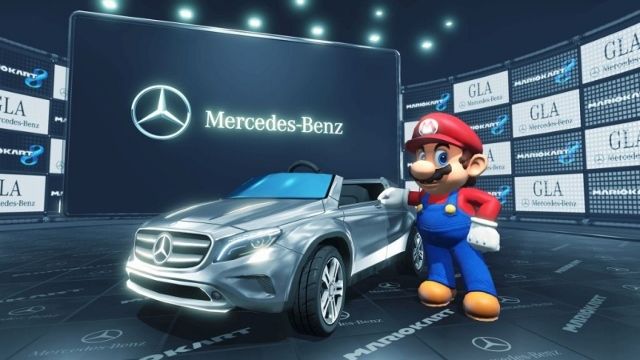 「GLAクラス」とマリオ（©Nintendo）