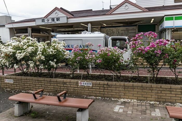 恋ヶ窪の駅前にはかつてハートのモニュメントがあった