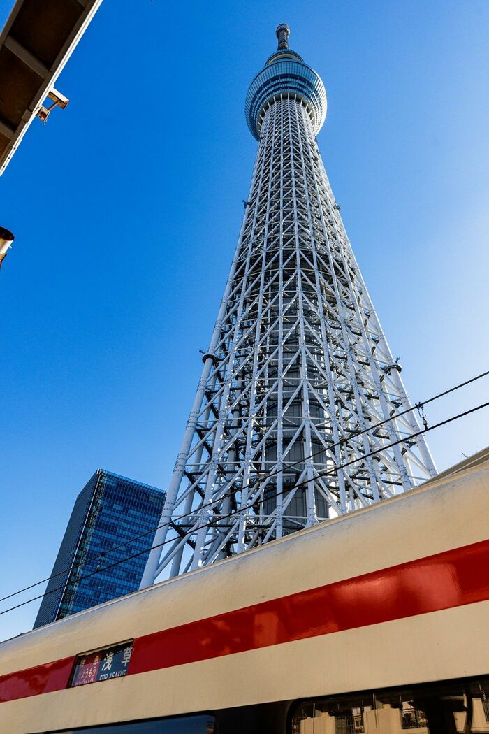 とうきょうスカイツリー駅から浅草駅への上りのみ
