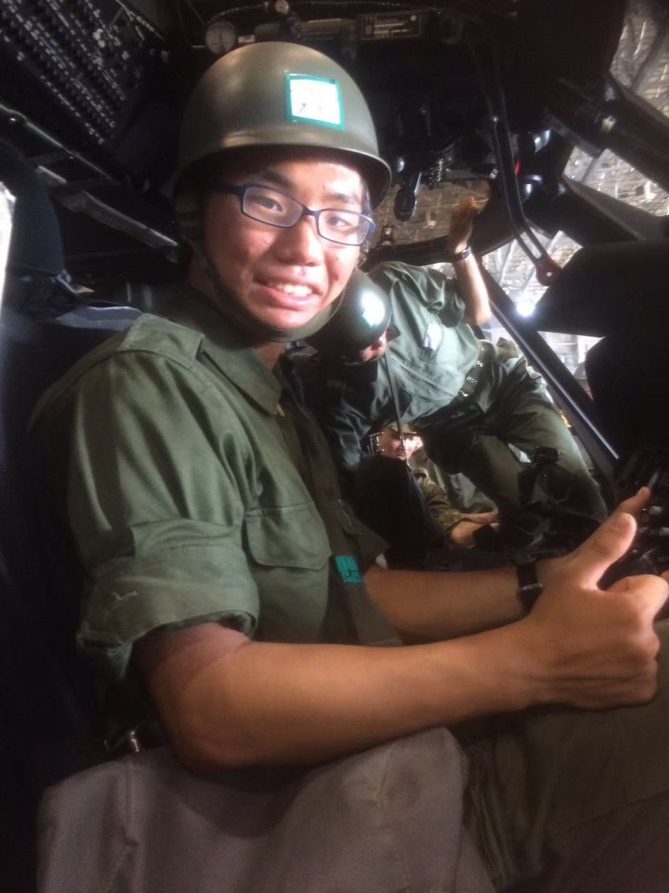 防衛大学校に入学した大前さん（写真：大前さん提供）