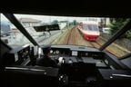 RSEの車内から見たHiSEとのすれ違い