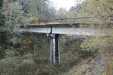 下幌別―歌登間：コンクリート桁橋のイタコマナイ川橋梁（筆者撮影）