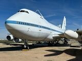 かつて背中にスペースシャトルを載せていたNASAのB747。NASAの前はJALで活躍していた。ジョー・デイビス・ヘリテージエアパークにて（筆者撮影）