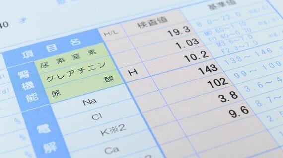 健康診断の結果