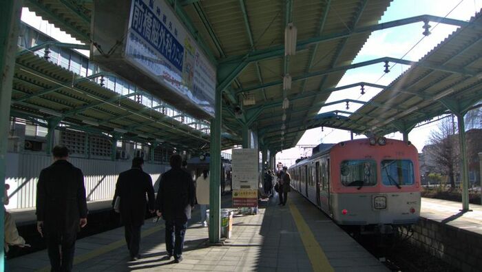 700形とデハ101。中央前橋駅