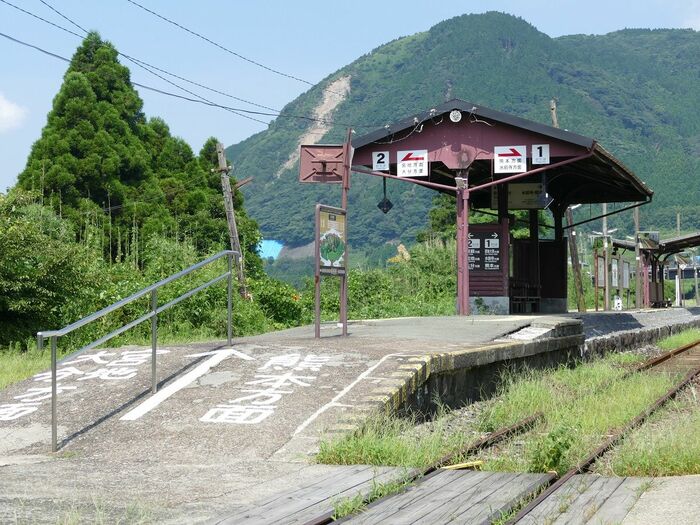 2016年7月の立野駅