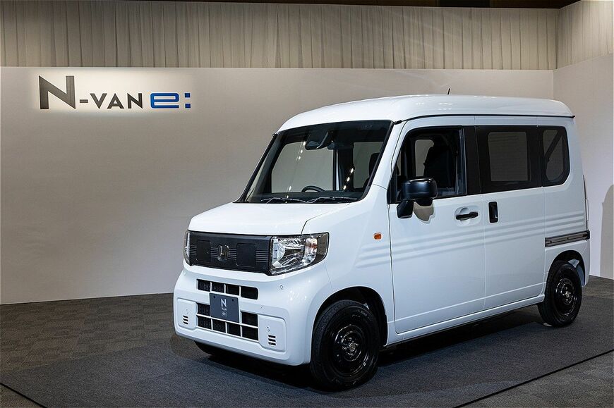ホンダ新型軽商用EV「N-VAN e:」のディテール（写真：三木宏章）
