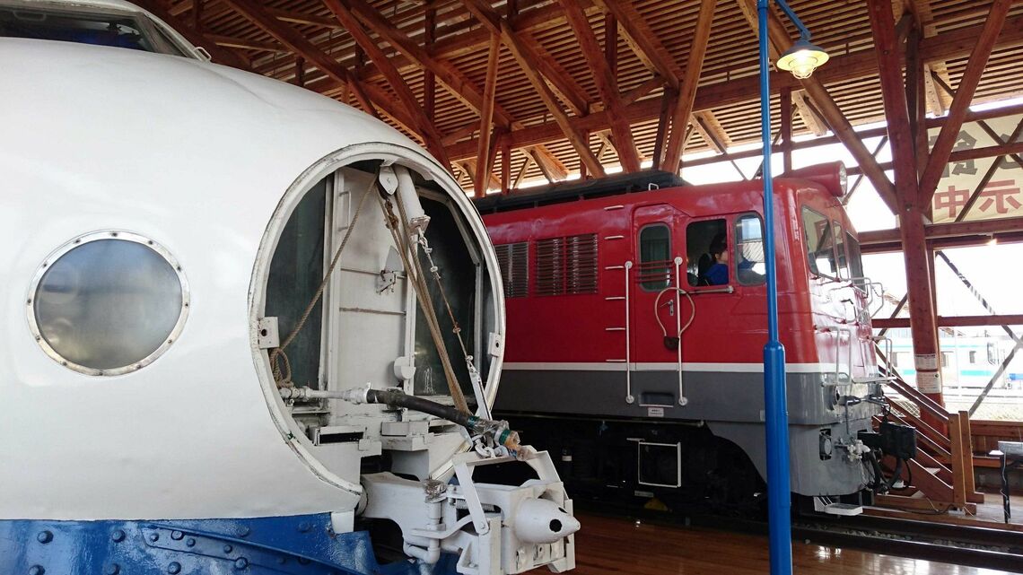 西条市の鉄道歴史パークでは、国鉄時代の車両も見学できる（写真：筆者撮影）