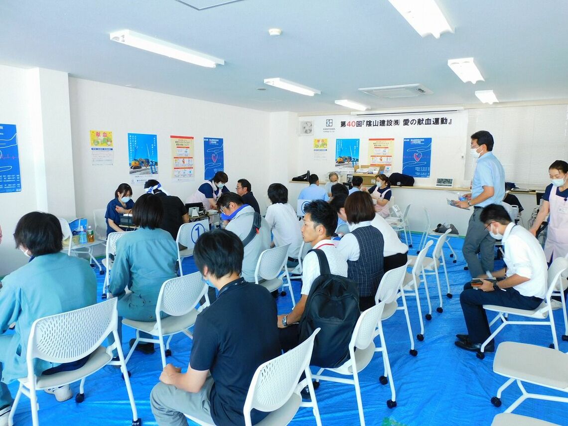 問診の様子（写真：隂山建設）