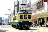 元名古屋市営地下鉄の車両を改造した600形が路面を走る（撮影：南正時）