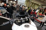 XL750トランザルプの展示車両（筆者撮影）