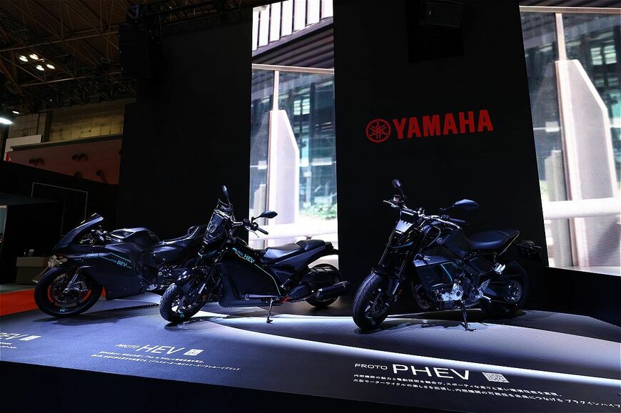 ジャパンモビリティショー2025のヤマハブース（写真：ヤマハ発動機）