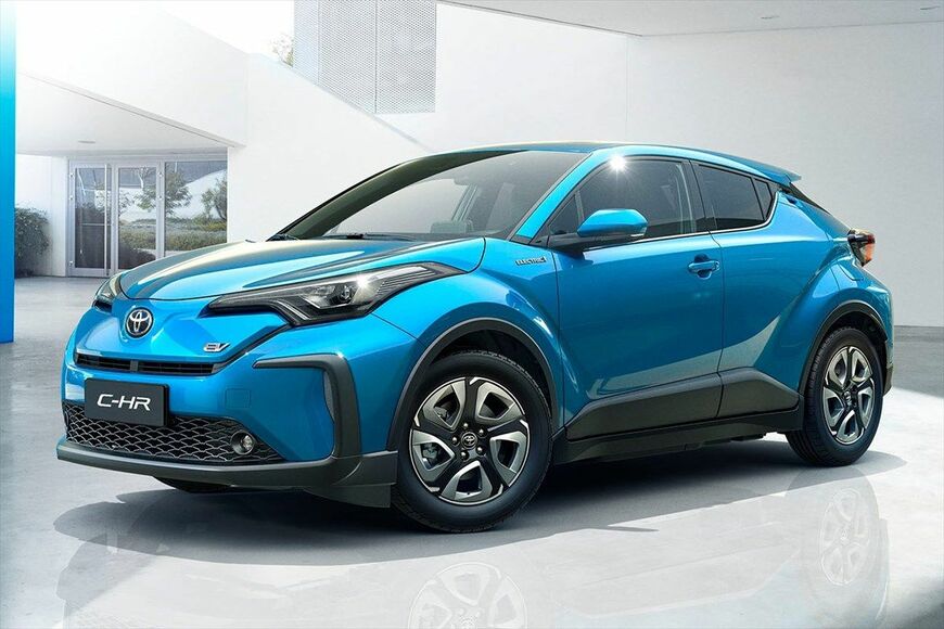 中国で発売する「C-HR EV」（写真：トヨタ自動車）