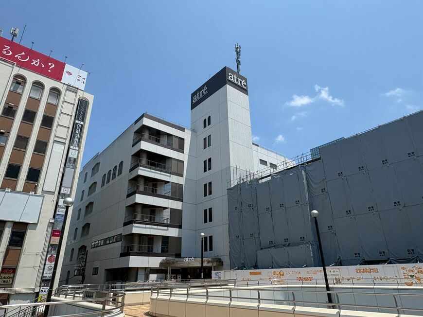 「アトレ松戸」。ファッション系の店舗はアトレ松戸に集中しているようだ（写真：筆者撮影）