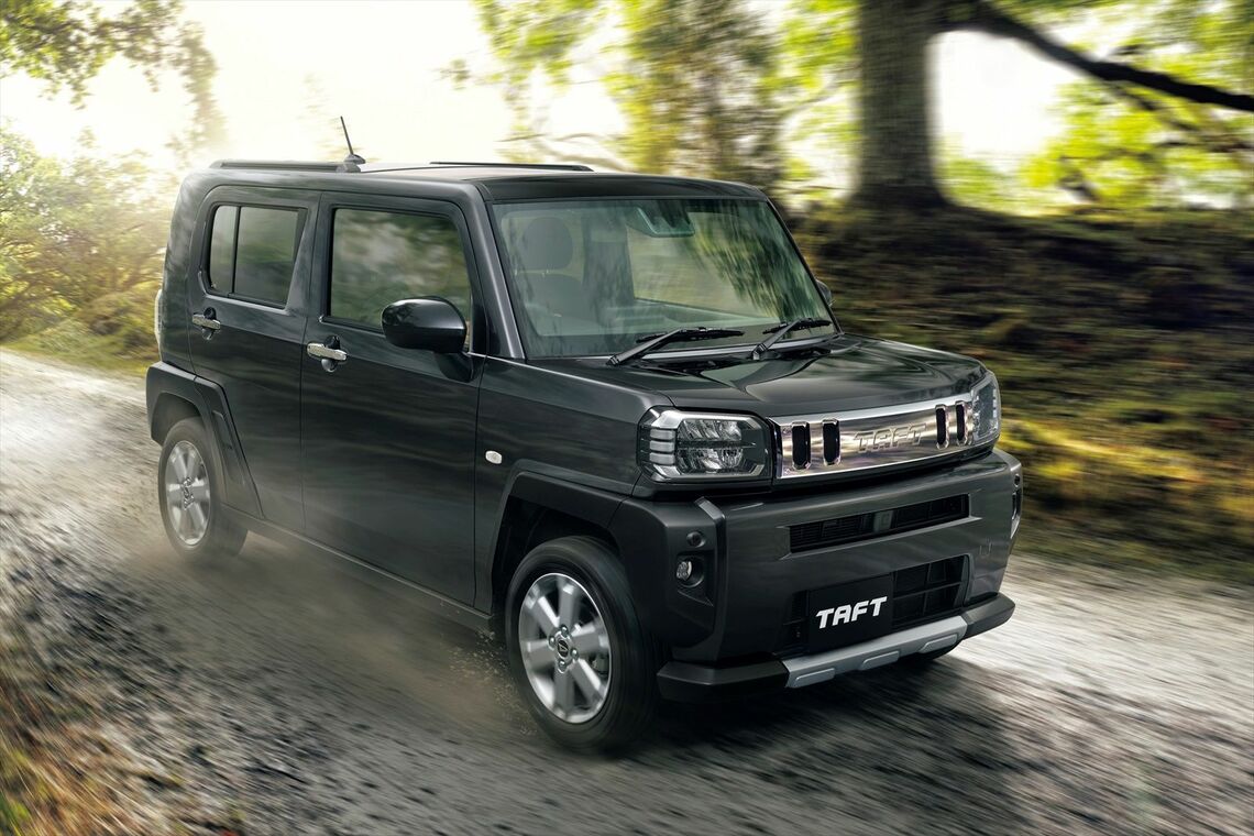 ハスラーよりもスクエアが強調されるタフト（写真：ダイハツ工業）
