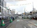 工事中の下北沢駅周辺＝2016年6月（記者撮影）