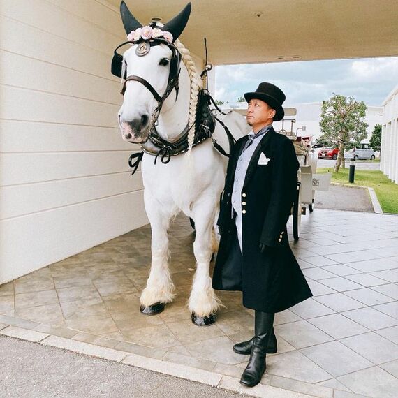 ノートルダムで幸せ配達人をする、シュガーベルと貞松さん
