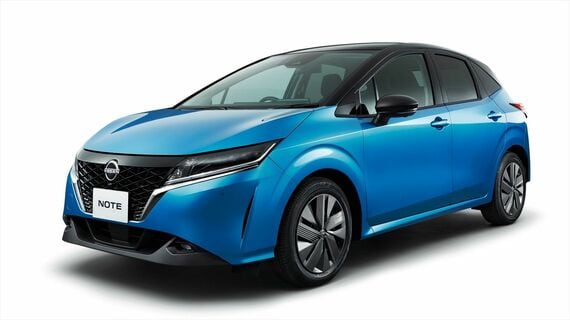 シリーズハイブリッドのe-POWERのみとなった現行型のノート（写真：日産自動車）