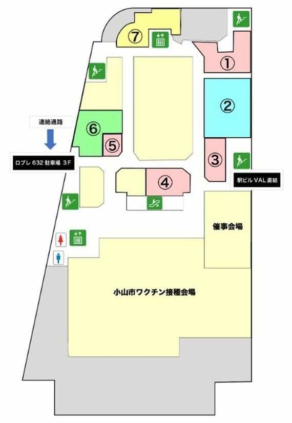 「ロブレ」3階のフロアガイド