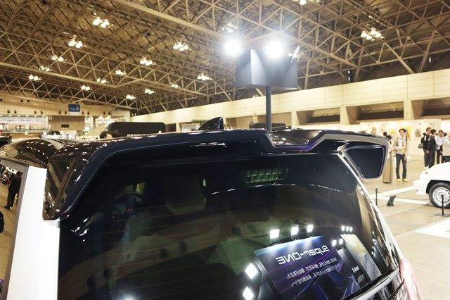 ホンダ「スーパーワン」の純正アクセサリー装着車（筆者撮影）