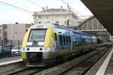 連接構造と低床式車体を組み合わせたフランスのZ27500型電車（撮影：橋爪智之）