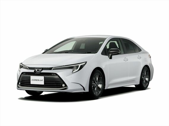 一部改良を実施した「カローラ」の基本形、セダン(写真:トヨタ自動車)
