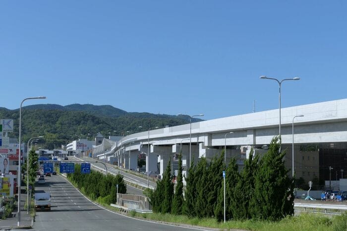 西側から見た高架橋