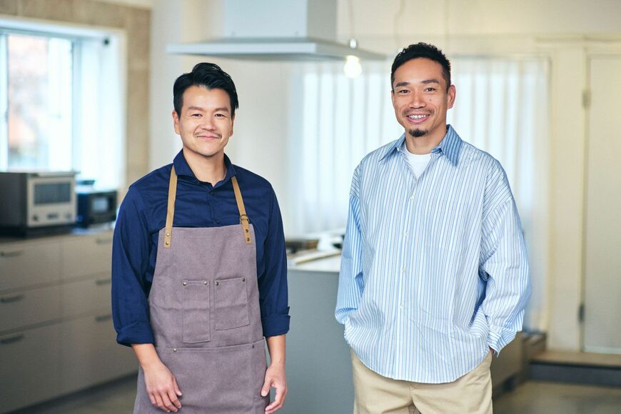 長友選手と筆者