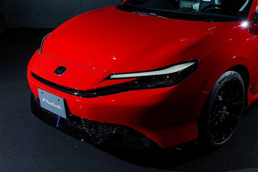 ホンダの新型「プレリュード」（写真：三木 宏章）