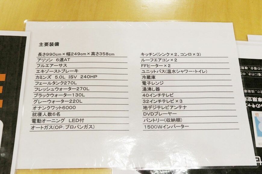 アレグロブリーズ31BRのディテールや情報（筆者撮影）