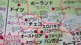 ドイツ、ポーランド、ハンガリーなどヨーロッパの地図