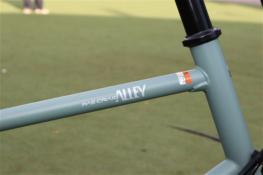ヤマハの新型電動アシスト自転車「PAS CRAIG ALLEY（パス クレイグ アリー）」(写真：筆者撮影）