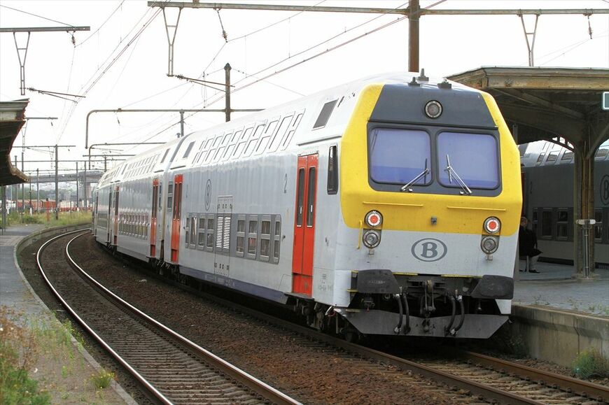 ベルギーの2階建て客車M5型（撮影：橋爪智之）