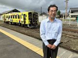 ひたちなか海浜鉄道の吉田社長（筆者撮影）