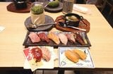 「 飲めるサーモン」に「杉玉ポテトサラダ」、印象的なメニューがすらり（撮影：尾形文繁）