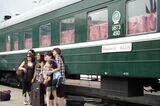 ウランバートルーモスクワ間の列車（モンゴル車両）（写真：谷川一巳）