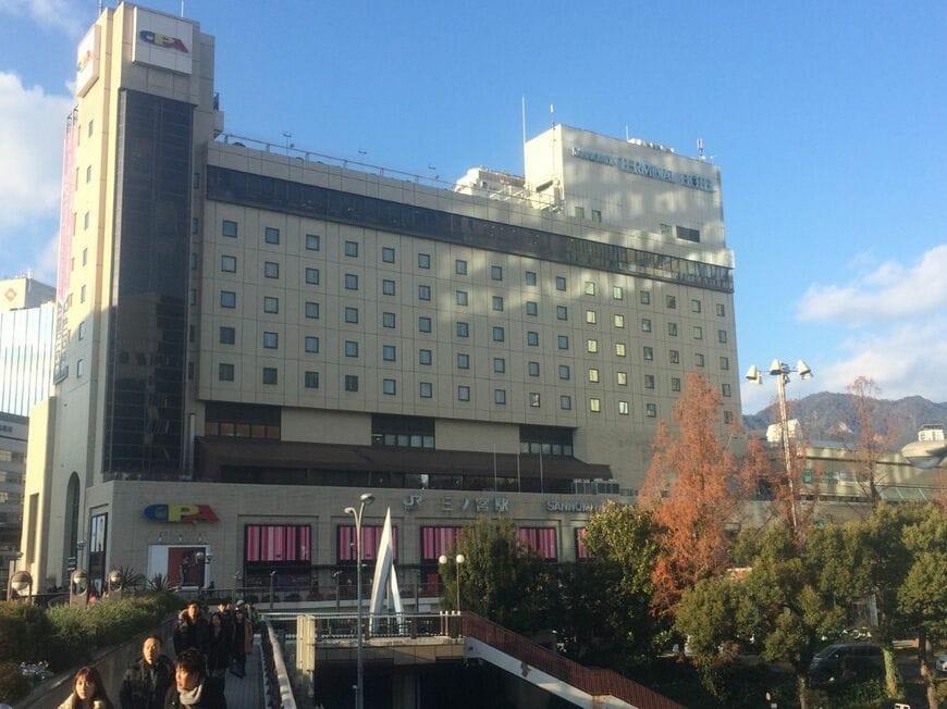 かつてのJR三ノ宮駅ビル