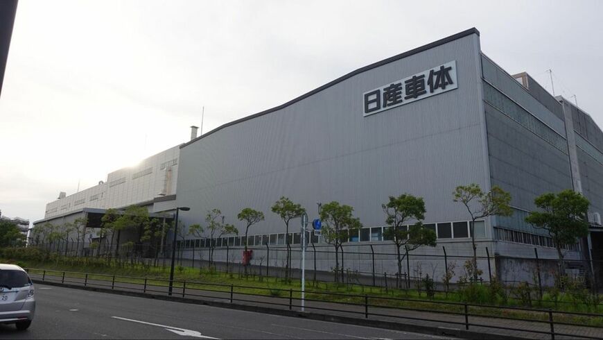 日産車体の動力移設。閉鎖が決まった第二地区はこの東側にある（筆者撮影）／【2025年8月1日12時35分追記】初出時、記載内容に誤りがありましたので、修正いたしました。