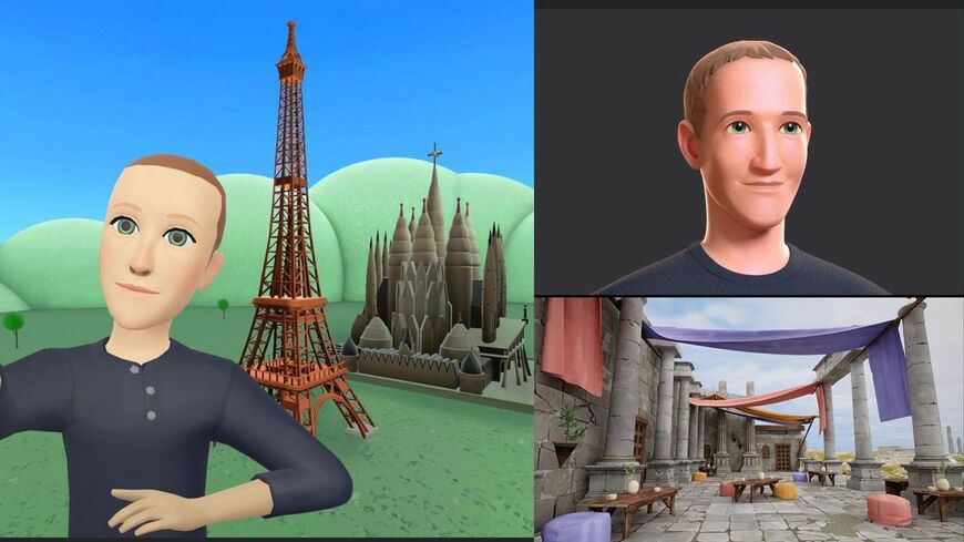 左・フランスとスペインでメタバースサービスをローンチしたことを伝える投稿。右・解像度はもっと高いということをアピールする投稿（画像：マーク・ザッカーバーグのFacebook投稿をキャプチャー）この記事の画像を見る(◯枚)