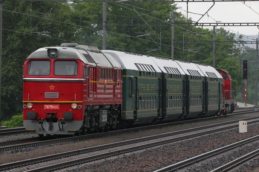 社会主義当時から2階建て客車が使われたチェコ（撮影：橋爪智之）